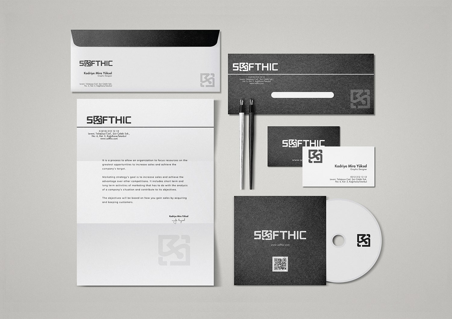 Sofhic Logo Design, Visual Identity, Social Media